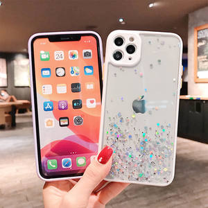 Bling Phone Case For <span class=keywords><strong>iPhone</strong></span> 14 13 12 11 Pro Max TPU étui à paillettes pour <span class=keywords><strong>iPhone</strong></span> 14 12 11 Pro Max Candy Color Camera Phone Case - Product Image 4