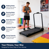 Équipement de gym à domicile unisexe, tapis de course VR durable avec station d'entraînement pectoral, moteur électrique de bonne qualité pour l'entraînement, produit très vendu