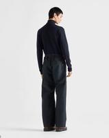Pull en maille zippé sur le devant pour homme, col montant, manches longues, personnalisable avec logo, OEM/ODM, marque privée, tricot moderne haute performance