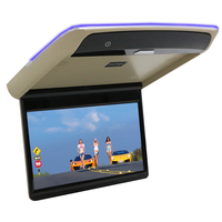 Moniteur de toit de voiture Android 16 ultra-fin de 12,2 pouces avec écran LCD 1920*1200 FHD, lecteur vidéo radio stéréo avec télécommande USB