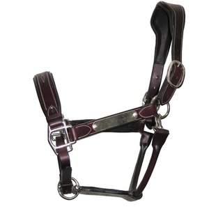 Wholesale Manufacturer of High Quality Genuine Italian Leather Horse <b>Halters</b> - Product Image 2
