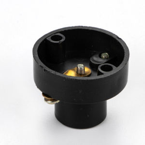 Zócalo E10/E12/E14 Portalámparas Convertidor múltiple Soporte de iluminación roscado Hogar Dormitorio Portalámparas de PVC negro - Product Image 5