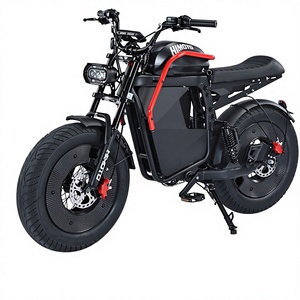 Motocicleta Eléctrica de 500w con Llantas Anchas, Bicicleta Eléctrica de Alta Potencia para Adultos, Motocicleta de Montaña X1 con Motor de Alta Potencia de 500w/1000w sin Escobillas - Product Image 1