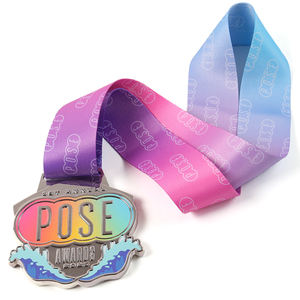 Gepersonaliseerde medaillekoord voor bedrijfsevenementen met aangepast logo - Product Image 2