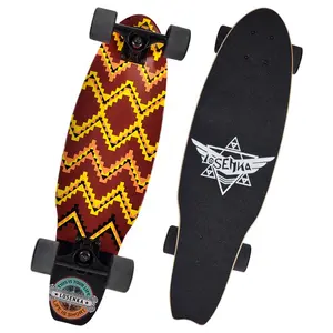 Vendita all'ingrosso di skateboard 11 12-A buon mercato in bianco legno di acero Mini completo personalizzato pesce cruiser in legno di skateboard