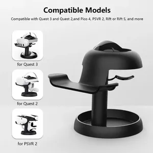 Support de présentation pour casques de jeu Meta Quest 3, accessoires <span class=keywords><strong>VR</strong></span> universels pour plusieurs plateformes, support de présentation de bureau - Product Image 5