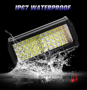 Đèn Pha Led ô tô bốn hàng 24 hạt đôi kết hợp 144W Đèn làm việc off-road đèn tùy chỉnh đèn trần xe - Product Image 4