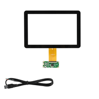 Panel sentuh multi-touch Wintouch supplier 10.1 inci HD dengan kaca anti-refleksi + Sensor Glass I2C EETI