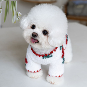 <span class=keywords><strong>Abrigo</strong></span> Cálido y Adorable para <span class=keywords><strong>Perro</strong></span>, Ropa de Otoño e Invierno para Mascotas, <span class=keywords><strong>Abrigo</strong></span> con Diseño de Cerezas - Product Image 5