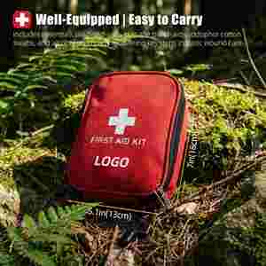 Trousse de premiers soins multifonctionnelle brodée Baiyuheng - Trousse de survie d'urgence pour une utilisation en extérieur, en voyage, à la maison, robuste et sûre - Product Image 2