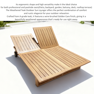 Lit <span class=keywords><strong>de</strong></span> <span class=keywords><strong>soleil</strong></span> Hula moderne en bois massif finition teck naturel <span class=keywords><strong>coussin</strong></span> anti-<span class=keywords><strong>soleil</strong></span> mobilier d'extérieur pour les loisirs cour parc hôtel villa - Product Image 3