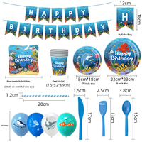 Articles de fête sur le thème de l'océan très demandés pour les enfants, décorations pour une célébration sous l'eau