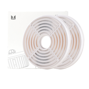 2 Buah Filter Pengganti Air Mancur Hewan Peliharaan Plastik Pola Solid Filtrasi Ganda Bentuk Botol Mangkuk Air Kucing - Product Image 1