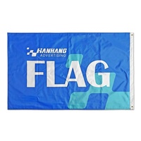 Banderas Personalizadas Impresas Digitalmente de 3x5 Pies, Impermeables, Ecológicas, 100% Poliéster, para Exteriores, con Asta de Fibra de Vidrio
