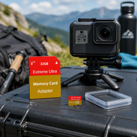 Carte TF U3 64 Go pour caméra 4K, stockage haute vitesse, écriture rapide 4K, stockage photo, carte intelligente, usine
