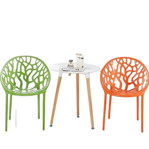 Sillón <span class=keywords><strong>de</strong></span> malla <span class=keywords><strong>de</strong></span> plástico PP <span class=keywords><strong>de</strong></span> diseño moderno para comedor, muebles para el hogar para Hotel, escuela y apartamento, silla apilable a la <span class=keywords><strong>venta</strong></span> - Product Image 4