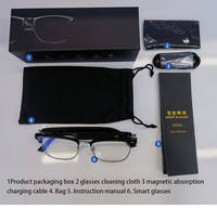 Gafas Inteligentes con Traductor de Idiomas, Gafas Inteligentes con IA para Viajes/Trabajo/Estudio para Hombres y Mujeres