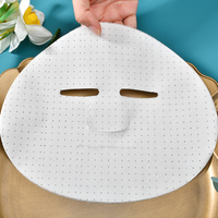 Masque facial tencel2 Lyocell, en tissu Non tissé, blanc, soins de la peau, vente en gros