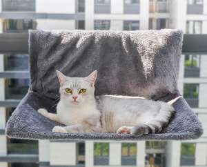 Motif solide en forme de L écologique <span class=keywords><strong>chat</strong></span> hamac support lit saison d'hiver Explosions transfrontalières tissu nid chien amical fenêtre - Product Image 3