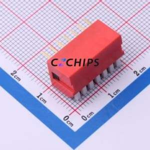 SMQP-07R-TP DIP Switch Switch ( Type: Piano Key )( Number of Switch Sections: 7 )( Lead Spacing: 2.54mm ) - Product Image 2