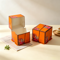 Petite boîte à pâtisserie carrée en papier pour gâteaux, biscuits et pâtisseries
