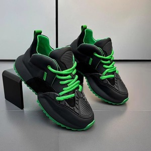Chaussures pour hommes, chaussures de sport estivales, maille respirante, décontractées au quotidien, déodorantes, semelle épaisse, chaussures de papa - Product Image 2