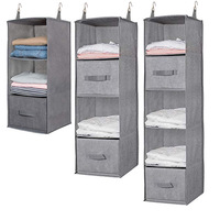 Organiseurs de placard suspendus et sacs de rangement pour vêtements, étagères pliables pour armoire de camping-car, organisateur suspendu pour chaussures et jouets