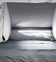 Tente de toit pliable légère XINQI XQ03-001 pour camion tout-terrain 4x4, camping, voiture, imperméable, toit rigide, quatre saisons, échelle télescopique rapide