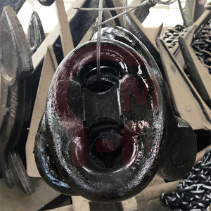 Hlm समुद्री हार्डवेयर गर्म डुबकी गैल्वेनाइज्ड केटर चेन डिचेबल किटर शेकेल समुद्री मूरिंग केटर शेकेल - Product Image 2