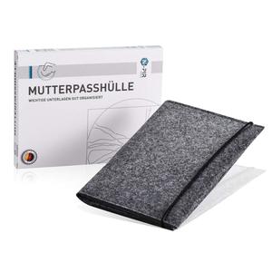 Funda protectora con bordado personalizado de Alemania, protector de pasaporte para madre, mutterpass en blanco - Product Image 4