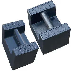 20kg Cast Iron Calibration Weights 25kg 25 Kilos 1000kg 500g Testing Weights With Certificate F1 Standard Weight Price