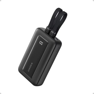 Banco de energía <span class=keywords><strong>Anker</strong></span> ZOLO 30W 10000mAh con cable de cargador rápido Batería de polímero de litio para iPhone 15 y computadora portátil - Product Image 1
