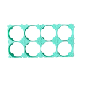 Lowest Price 32140 33140 1x2 <b>Black</b> Battery Holder Flame Retardant ABS+PC Material Splicing <b>Bracket</b> for Lithium Batteries Hole - Product Image 3