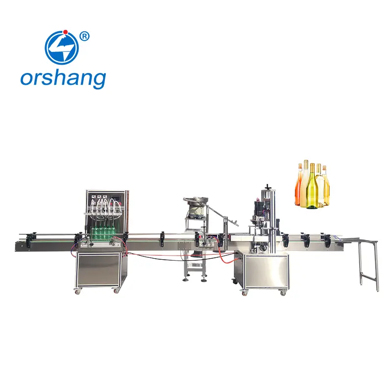 Automatic Essential Oil Plastic Bottle Pure Mineral Water Filling Capping and Labeling Machine Production Line