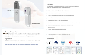 เครื่องค้นหาเส้นเลือดทางการแพทย์แบบตั้งโต๊ะสะดวกและมีคุณภาพดี - Product Image 4