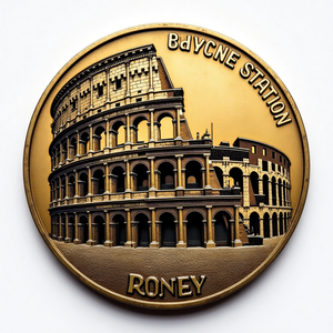 免费样品定制设计3D雕刻复古金属黄铜青铜纪念币定制挑战硬币 - Product Image 3