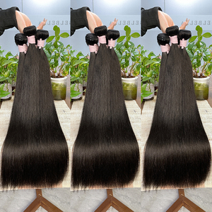 Extensiones <span class=keywords><strong>de</strong></span> Cabello Humano Liso al Por Mayor, <span class=keywords><strong>de</strong></span> 8 a 40 Pulgadas, 100% Cabello <span class=keywords><strong>Virgen</strong></span> Sin Procesar, Extensiones <span class=keywords><strong>de</strong></span> Cabello Liso - Product Image 1