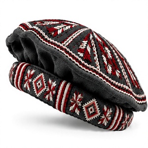 Gorros Afganos para Hombre al por Mayor, Gorro Pakol de Lana Hecho a Mano de Primera Calidad, Gorro Tradicional Chitrali Pashtun para Invierno, Gorros Afganos para Hombre Suaves y Cálidos OEM - Product Image 5