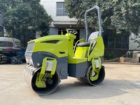 Compacteur vibrant ST1500 de 1380kg rouleau compresseur entièrement hydraulique STORIKE petit rouleau vibrant à double tambour