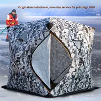 Tente de pêche écologique légère pour une personne, de qualité supérieure, épaisse, résistante au froid, pour la pêche en plein air, le camping, coupe-vent