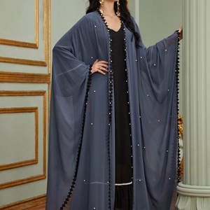 Elegant Abaya Butterfly Style Muslim <b>Long</b> <b>Kaftan</b> Islamic Clothing Prayer EID Turkish Abaya for Woman 1653# - Product Image 5