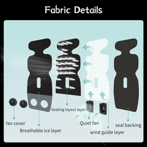 Anjuny di động làm mát đệm cho xe đẩy em bé Ghế ấm cúng lót bộ lọc không khí hộp mực an toàn đầu tiên của trẻ em phụ kiện ghế xe hơi - Product Image 3