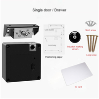 Serrure d'Armoire Intelligente pour Tiroir, Verrou Magnétique Ttlock, Déverrouillage sans Clé par Téléphone, Carte NFC ou Carte IC