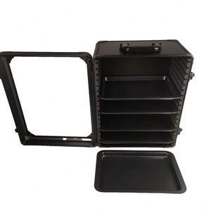 Boîte de présentation de jouets en alliage d'aluminium personnalisée, boîte à modèles, boîte à outils empilable, boîte à jouets transparente, plateau magnétique, boîte à modèles - Product Image 1