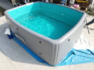 Piscina Gonfiabile Ipgo <span class=keywords><strong>con</strong></span> <span class=keywords><strong>Scivolo</strong></span> per Giochi d'Acqua Estivi per Bambini, Materiale PVC, Uso Familiare - Product Image 5