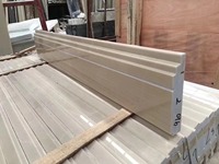 Moulure de marbre naturel personnalisable pour les plinthes de porte de fenêtre de villa OEM & ODM usine de pierre de bordure de marbre moulures en gros