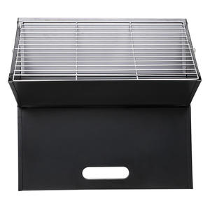 Barbecue pliant en acier inoxydable pour extérieur, 40 cm, portable, avec poignée, pour pique-nique et utilisation en extérieur - Product Image 5
