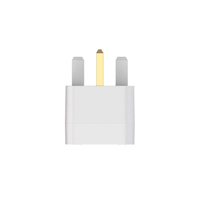 Adaptador de enchufe de pared de cobre ABS con certificado CE, enchufes de puesta a tierra del Reino Unido para alfombrilla de puesta a tierra, funda de almohada