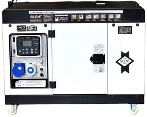 חם מכירה מים מקוררים שקטה 12kw 15kva דיזל קבוצה אחת 3 פאזה חינם אנרגיה חשמל בית חשמל חשמל דיזל גנרטורים - Product Image 1