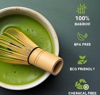 Fouet à Matcha Chashaku en Bambou Fait Main avec Impression de Logo Personnalisé – Vente en Gros